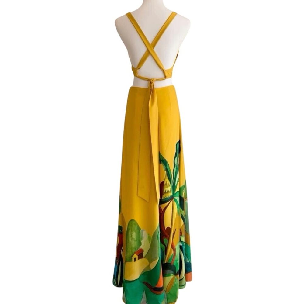 Alemais mokshini silk cut out midi dress - Picture 7 of 7